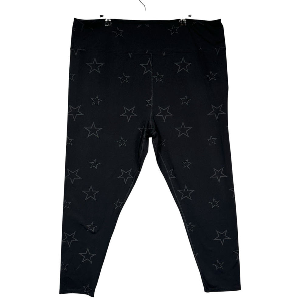 Nanette Lepore Plus Size Leggings Size 3x Black With Stars